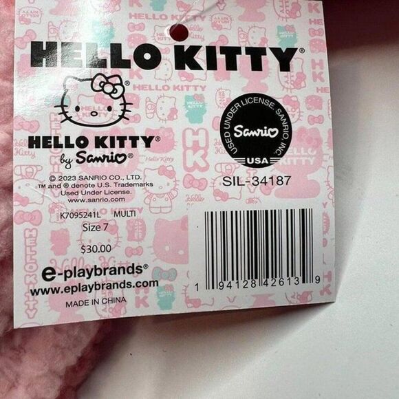 Sanrio Hello Kitty Striped Sweater – Girls Size 7 Pullover Top - Picture 4 of 4